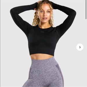 FLEX SPORTS LONG SLEEVE CROP TOP